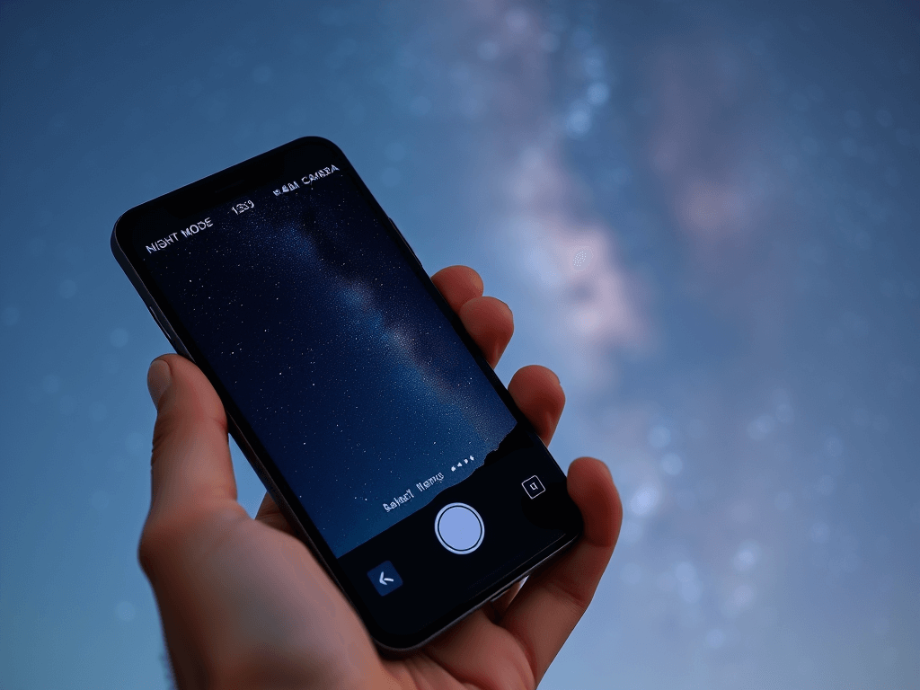 Jak ustawić tryb nocny w iPhone, aby zrobić zdjęcie gwiazd?