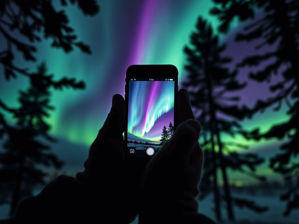 Jak zrobić zdjęcie zorzy polarnej telefonem?