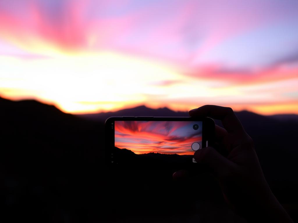 Jak zrobić zdjęcie zachodu słońca telefonem?